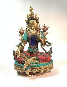 Statua di Tara in bronzo -...