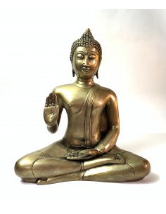 Buddha assis en bronze
