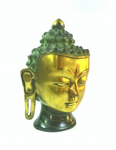 Statuette en bronze Tête... 2