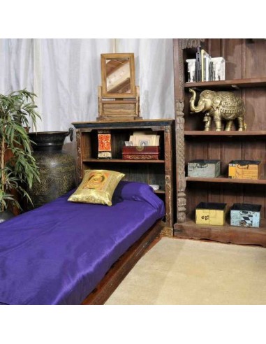 Polyester double bedspread - Purple