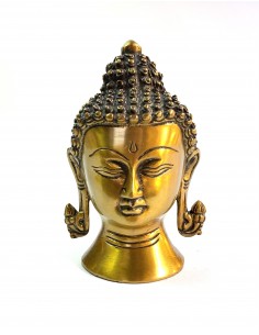 Statuette en bronze Tête de...