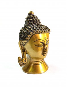 Statuette en bronze Tête de... 2