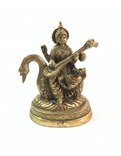 Shiva playing sitar statuette