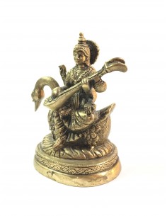 Shiva playing sitar statuette 2