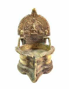 Bougeoir en bronze ancien