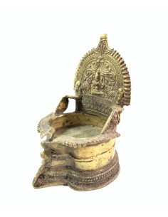 Bougeoir en bronze ancien 2