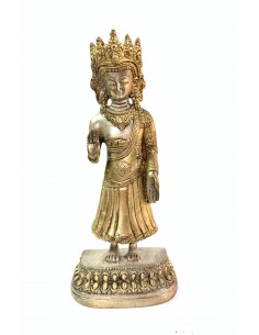 Buddha stehend aus Bronze