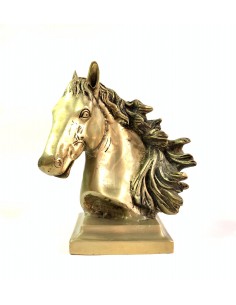 Pferdekopf aus Bronze 2