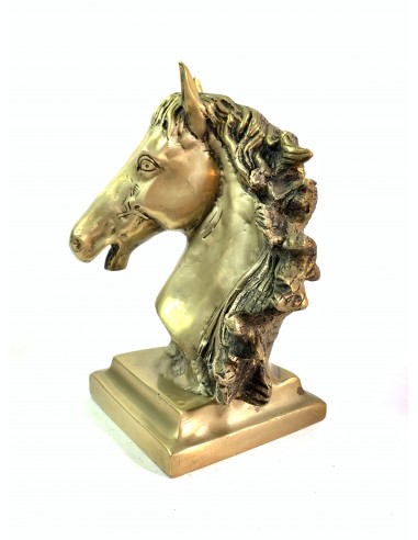 Pferdekopf aus Bronze