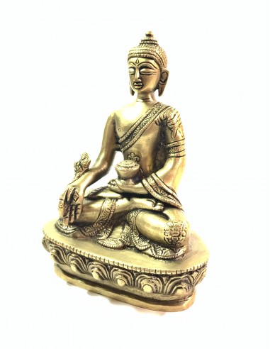 Statuette en bronze Buddha...