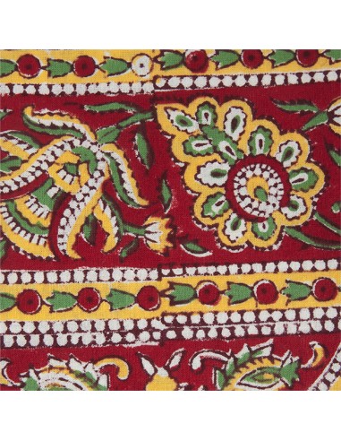 Tablecloth with napkins "India" - red