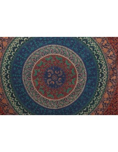 Tagesdecke "Mandala" - Blau...