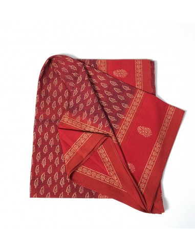 Couvre-lit double "Feuilles et Soleil"