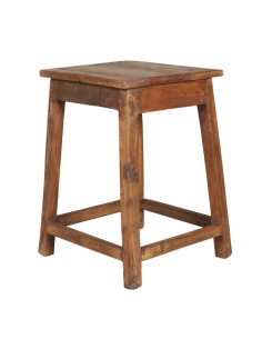 Stool in recycled wood...