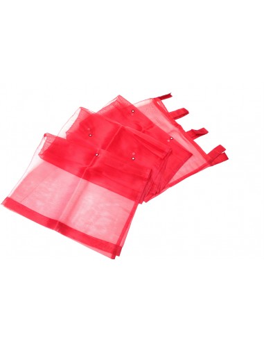 Rideau en organza "Miroirs" - ROUGE,...