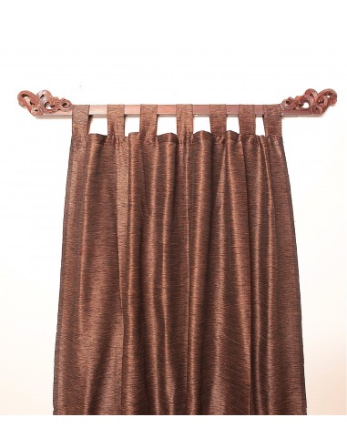 Rideau "Priya" avec passants en...