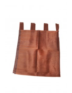 Rideau "Organza" - Brun 2