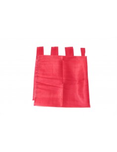 Rideau "Organza" - Rouge 2