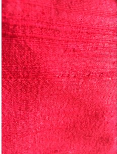 Soie sauvage  - Rouge -...