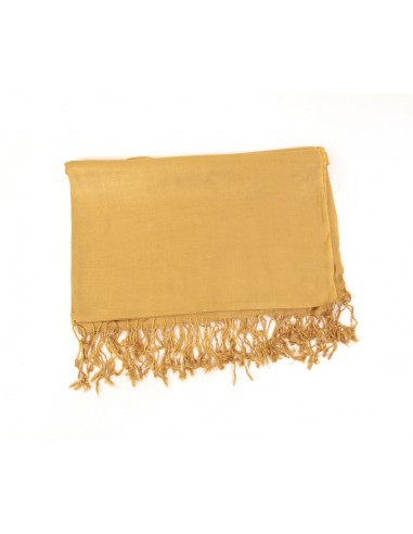 Viscose stole 220x70 cm - Dark yellow