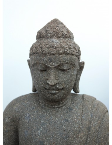 Statue Buddha sitzend "Telukbetung" -...