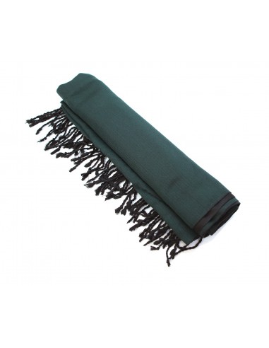 Chle reversible en viscose - Vert et...