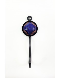 Wrought iron hook with...