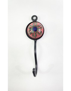 Wrought iron hook with...