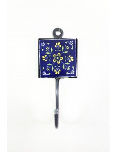 Wrought iron hook with...