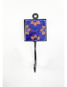 Wrought iron hook with...