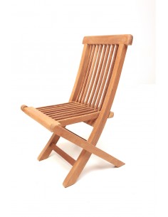 Chaise pliable enfant en teck