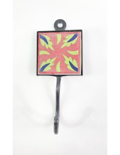 Wrought iron hook with...