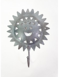 Crochet mural soleil -