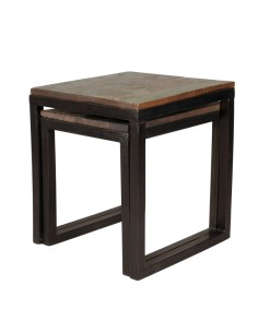 "Irumpu" Pull-out stool