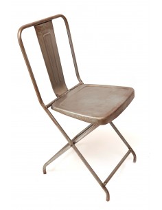 Sedia pieghevole in metallo...