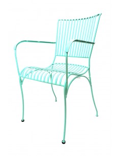 Chaise métal avec bras