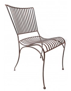 Chaise en métal
