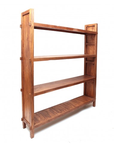 'Bali' teak bookshelf- large