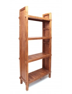 'Bali' teak bookshelf-small 2