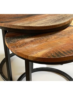 Set 2 tables d'appoint 2