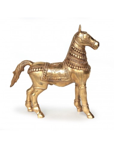 Cheval debout en bronze