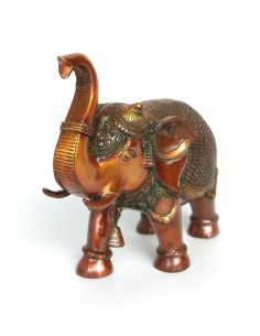 Statuette en bronze d'éléphant