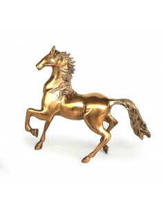 Cheval au galop bronze