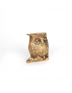 Bronzestatuette Eule 2