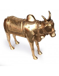 Statue en bronze de vache... 2