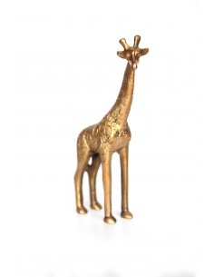 Statuette en bronze Girafe