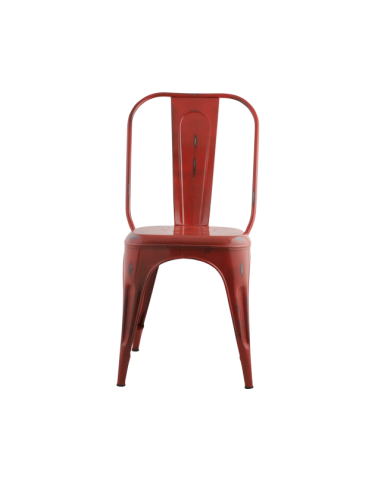 "Indrad Hanusa" Iron Chair - Red