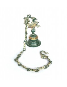 Glocke mit Pfau- grün 2