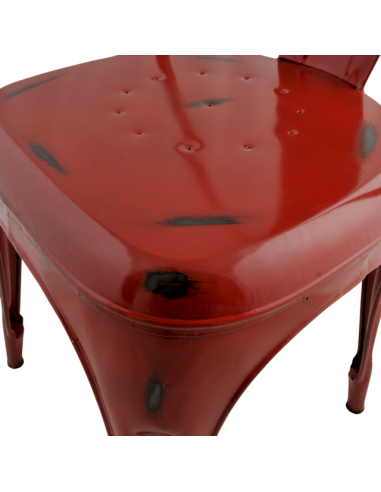 "Indrad Hanusa" Iron Chair - Red