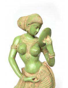 "Woman with mirror" Bronze...